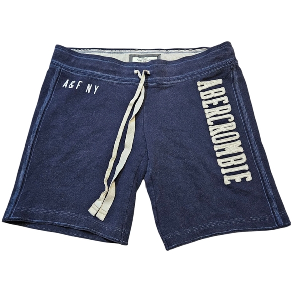 Abercrombie & Fitch Pants - Wms Vtg y2k Abercrombie & Fitch Spellout Bermuda Lounge Shorts Sz M 2000s Preppy